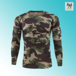 Military majica dug rukav woodland