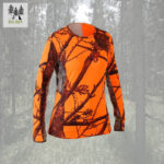 Majica orange camo dug rukav