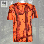 Majica orange camo kratak rukav
