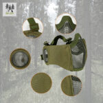 Mrezasta maska zelena