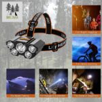 Mini LED lampa za glavu sa 5 dioda