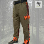 Lovačke pantalone Olive Fluo