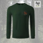 Lovački duks sa vezom Jelen – zeleni