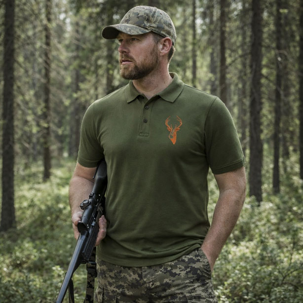 Lovačka Polo majica jelen 2