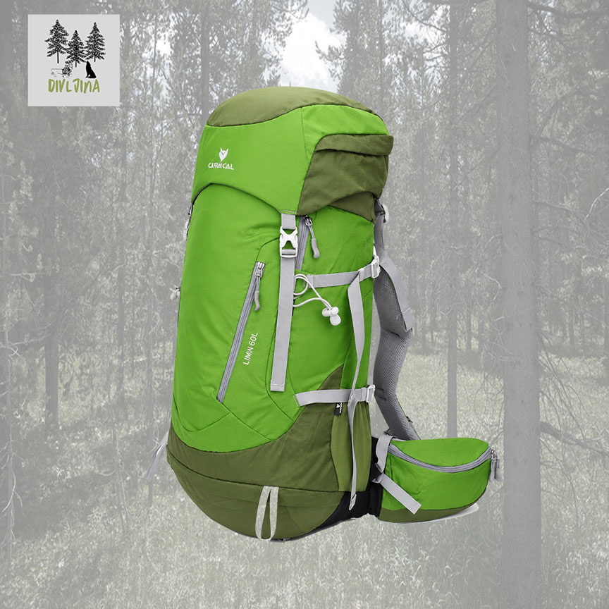 Planinarski ranac Caracal Line 50L zeleni